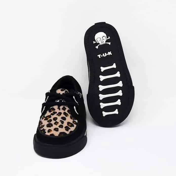TUK Leopard Toddler Sneaker Creeper A9724