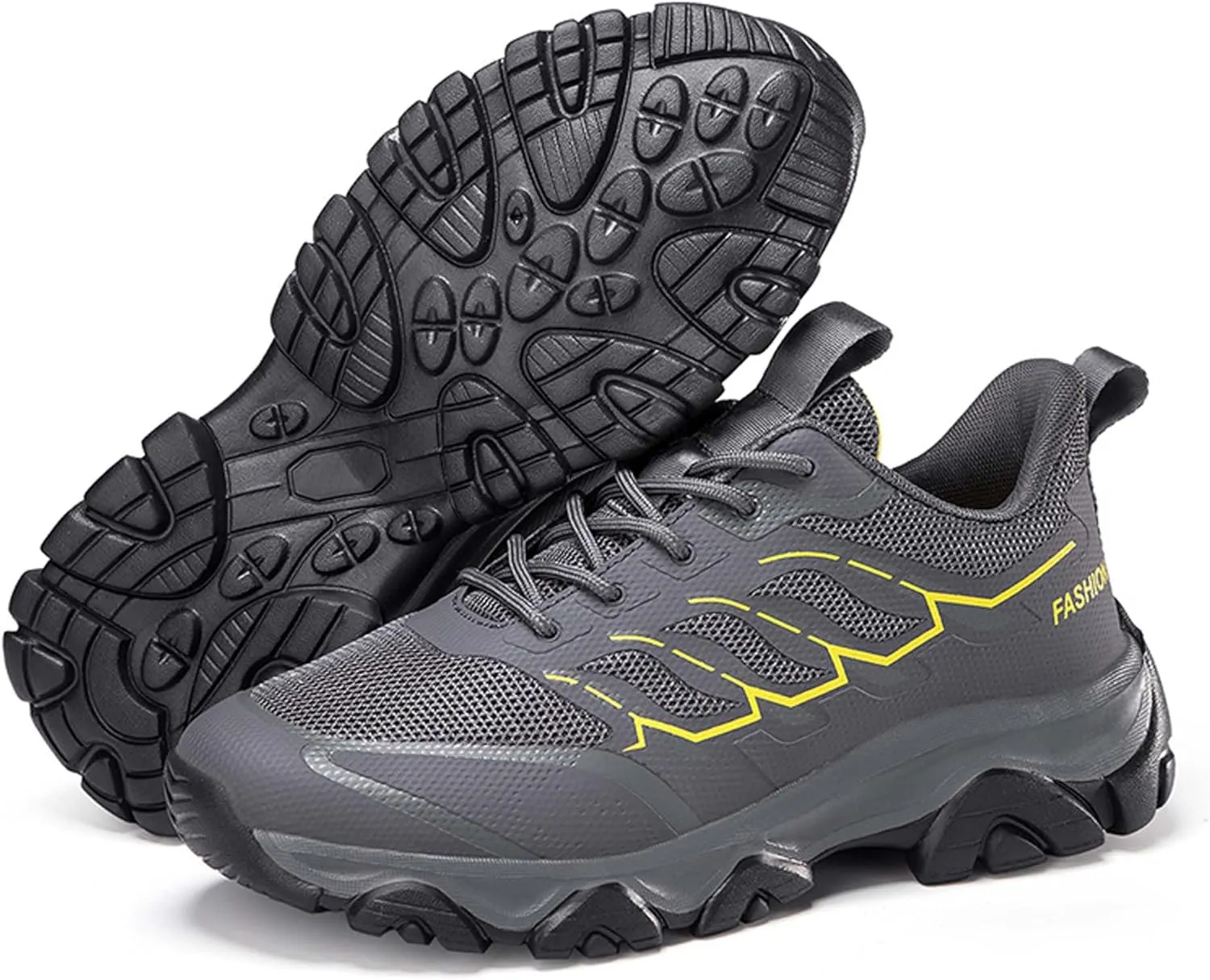 Unisex Mid Top Mountaineering Shoes Men's Shoes Women's Shoes Damping Stable Hiking Shoes Non Slip Wear-Resistant Climbing Shoes