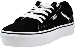 Vans Women??s Canvas Seldan Low Cut Design Platform Sneaker