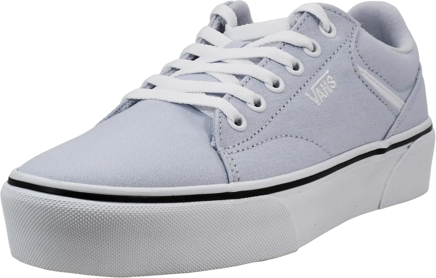 Vans Women??s Canvas Seldan Low Cut Design Platform Sneaker