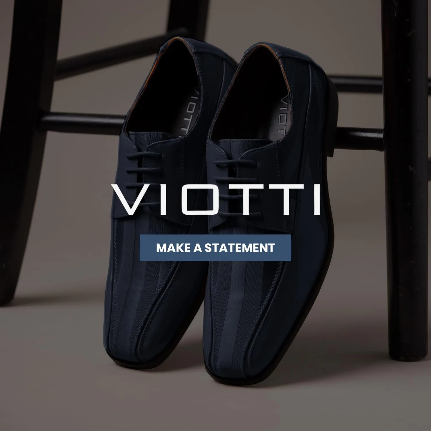 Viotti 179, Casual Dress Oxford Shoes for Men, Satin Striped Lace-Ups, Men's Business Casual Leather & Satin Shoe, for All Formal Occasions
