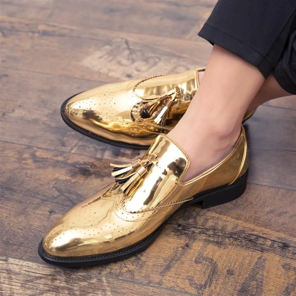 Walking Office Comfort Loafers Work Flats Men's Dress Shoes Casual Business Orthopedic Oxford Leather Shoes