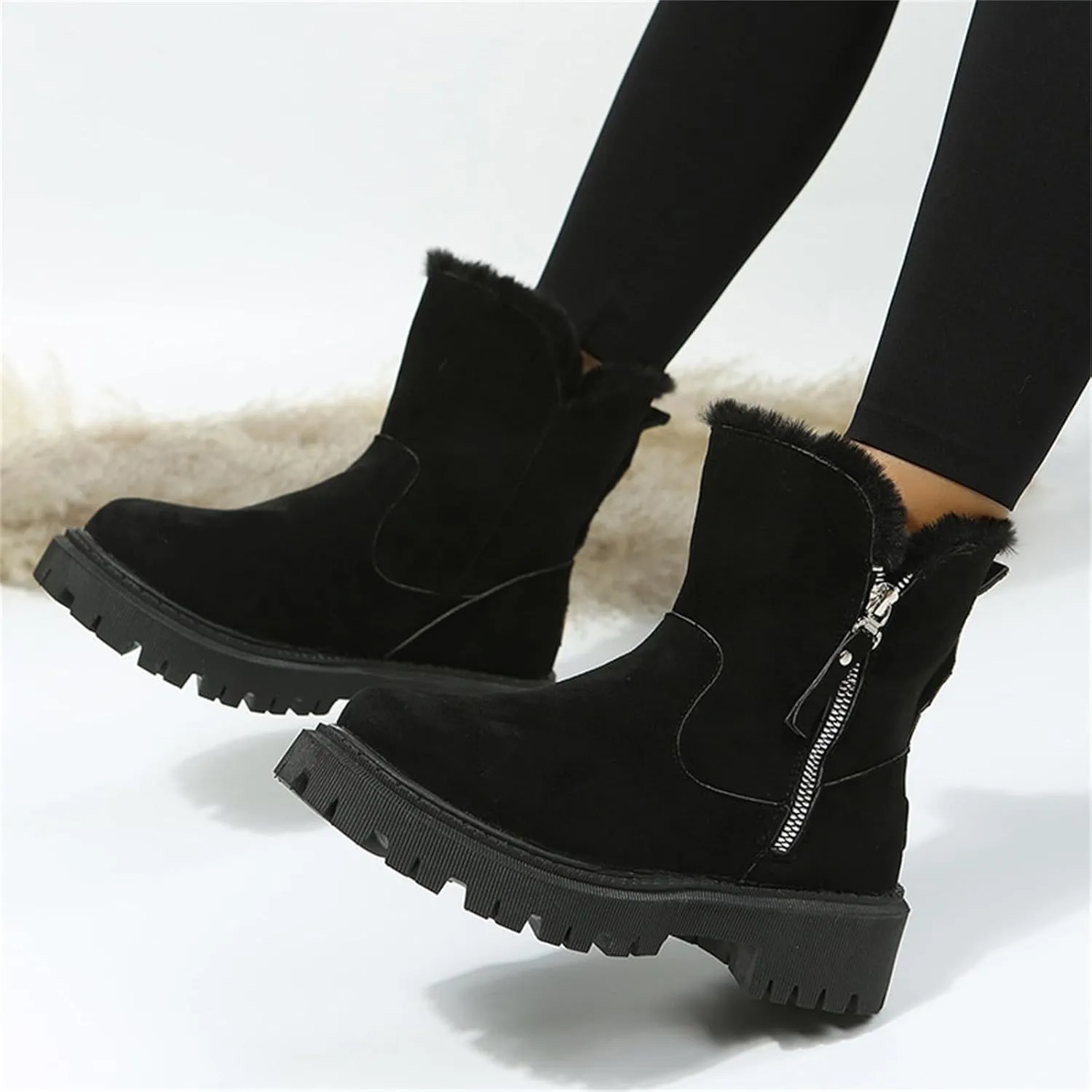Warm Weather Boots Women Shoes Anti Slip Boots For Women Snow Boots aterproof Snow Boots Womens Lightweight