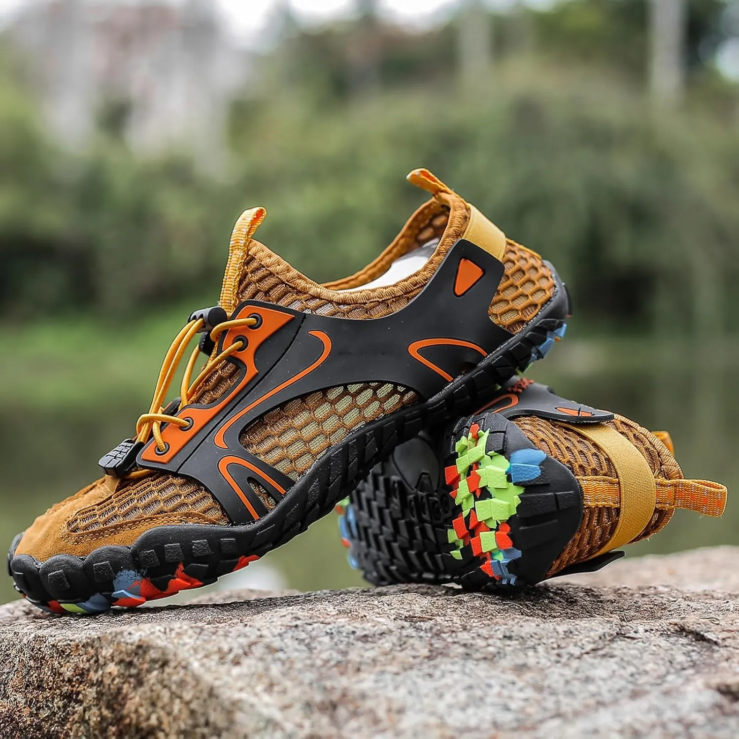 Water Shoes Climbing Shoes Quick Dry Men's Fashion Lightweight Breathable Sneakers Women Travel Outdoor Hiking Walking Shoes Climbing Sneakers