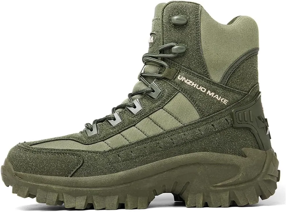 Waterproof Hiking Work Boots Men's Tactical Boots 6 Inches Lightweight Military Boots Breathable Outdoors Desert Boots