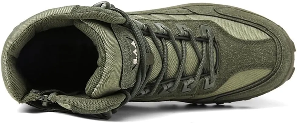 Waterproof Hiking Work Boots Men's Tactical Boots 6 Inches Lightweight Military Boots Breathable Outdoors Desert Boots