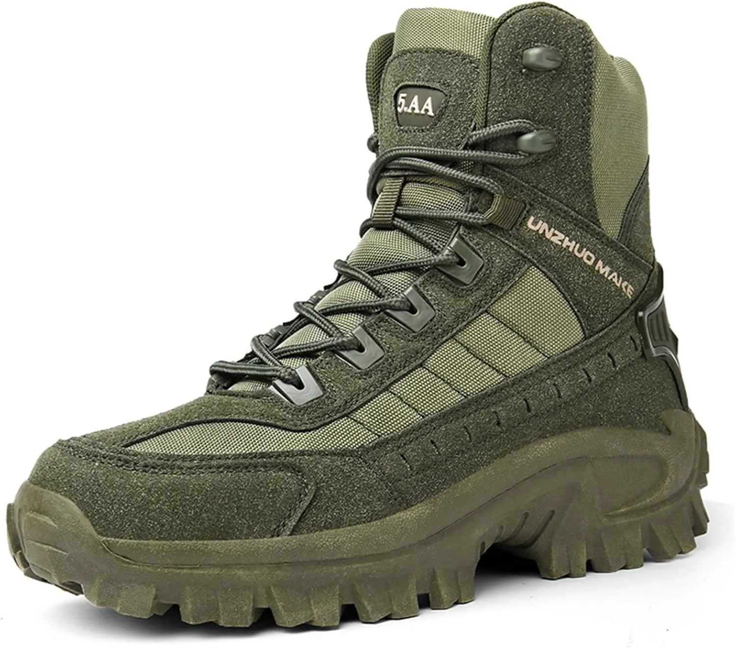Waterproof Hiking Work Boots Men's Tactical Boots 6 Inches Lightweight Military Boots Breathable Outdoors Desert Boots
