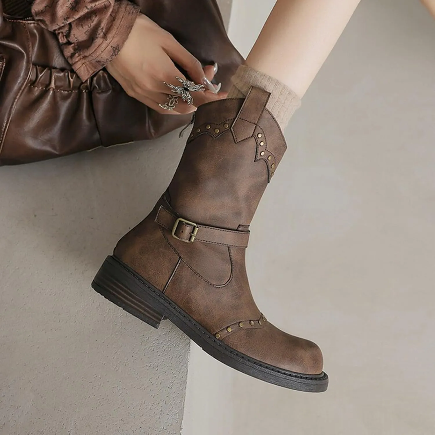 Women Ankle Boots Slip On Boots for Women Boots for Women Ankle Womens Black Booties Flat Wedge Boots for Women Ankle Booties Wide Width White Ankle Boots Small Heel