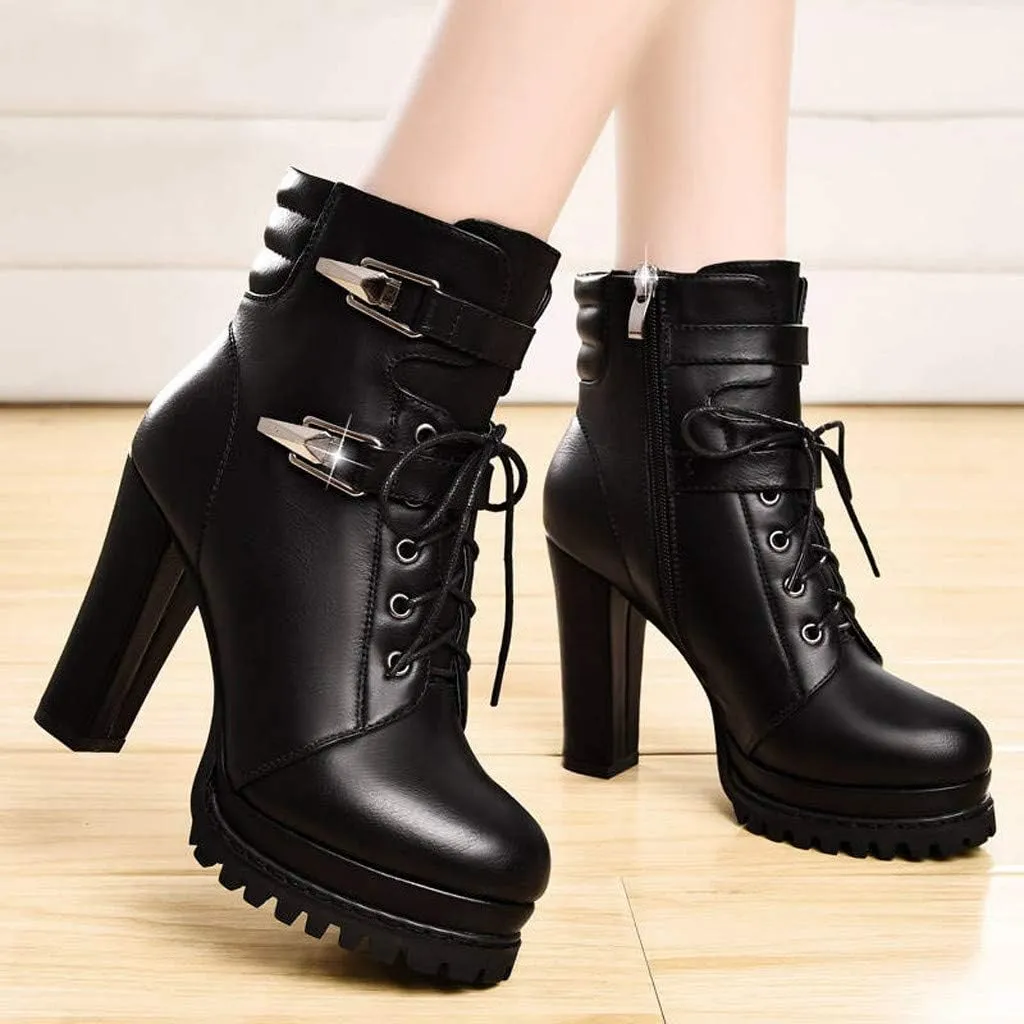 Women Boots Ankle WomenS Boots Boots for Walking All Day Women Womens Navy Boots Womens Ankle Boots No Heel Leather Ankle Booties Flat
