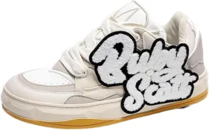 Women Men Aesthetic Chunky Sneakers Streetwear Fashion Comfort Diamond Pattern Padded Platform Shoes Retro Skate Style