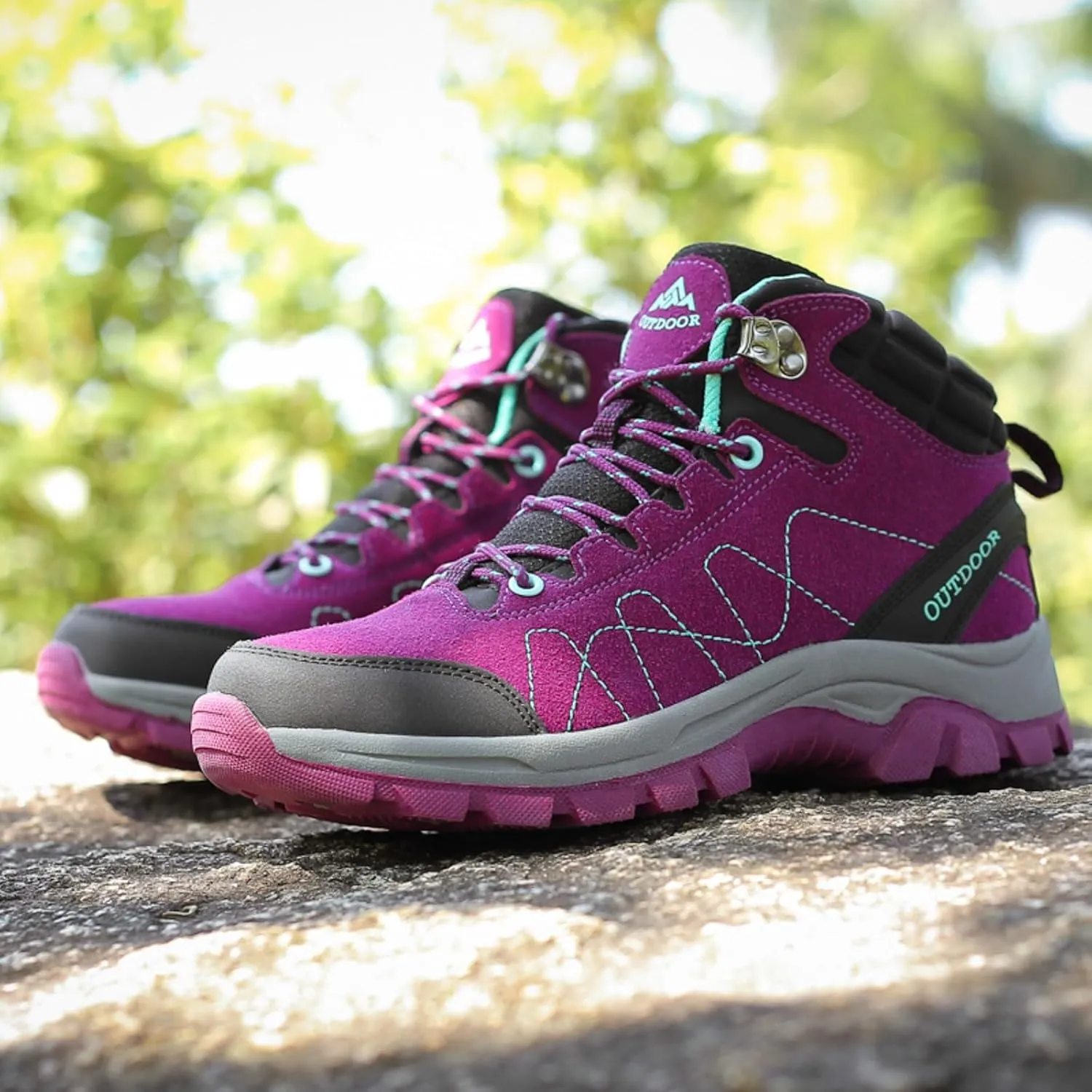 Women Shoes Couple Hiking Shoes Fashion Thick Soled Outdoor Hiking Sneakers Heeled Winter Boots for Women