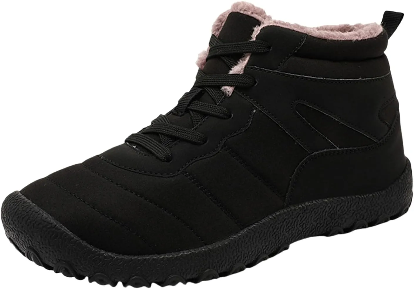Women Snow Boots Waterproof Wide Womens Black Snow Boots Size 7.5 Zapatos De Invierno Para Mujer Wide Rain Boots for Women Extra Wide Width Snow Boots for Women Prime of Day Deals