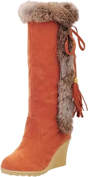 Women Snow Boots Winter Shoes 7w Womens Slip on Snow Boots Waterproof 12 Women Winter Snow Boots Warm Ankle Anti Slip Water Resistant Women Boots Winter Ankle Waterproof Winter Boots