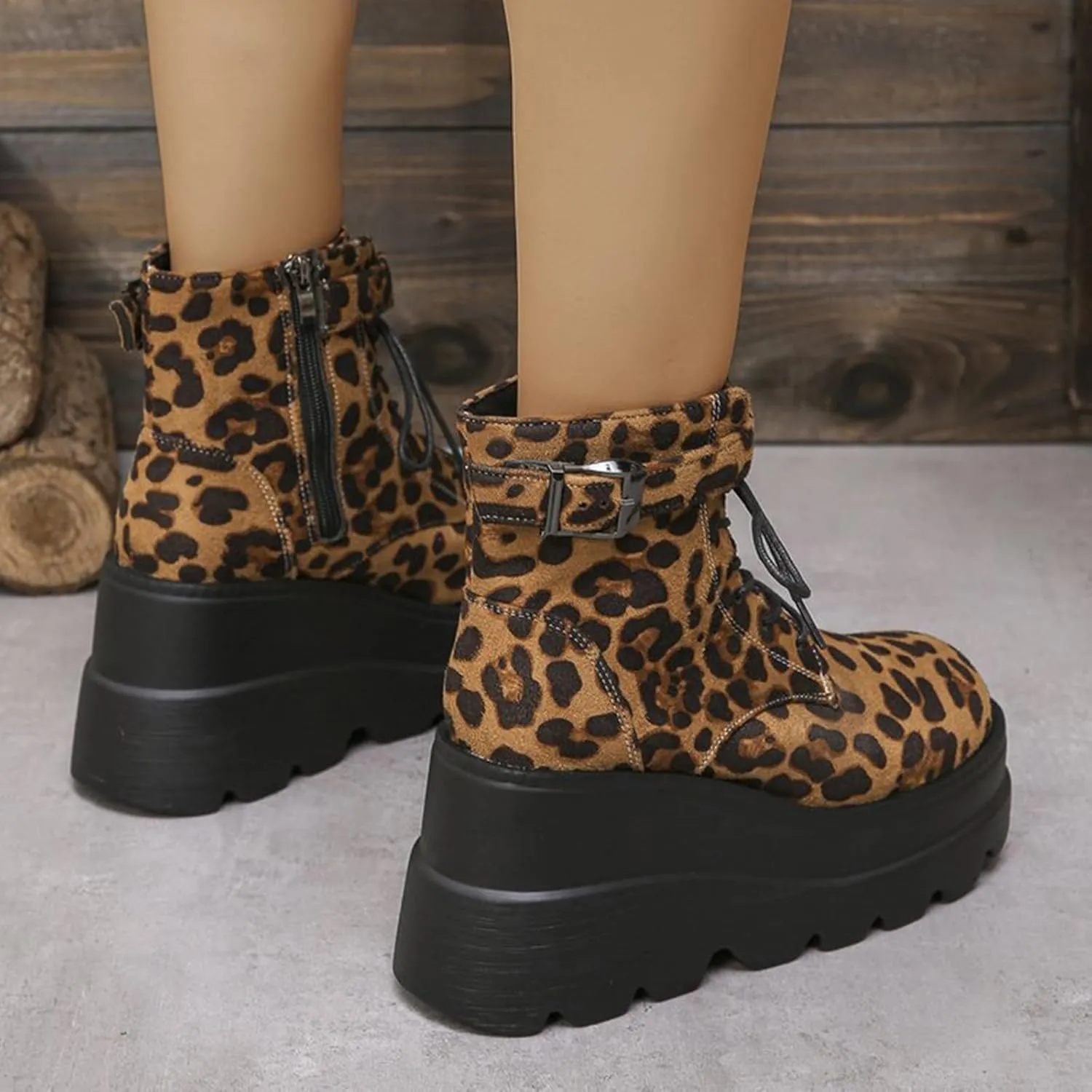 Women's Ankle Boots & Booties Western Ankle Boots for Women High Heel Work Boots Womens Cute Boots Women Black PU Chunky Heel Ankle Boots Womens Black Ankle Bootie
