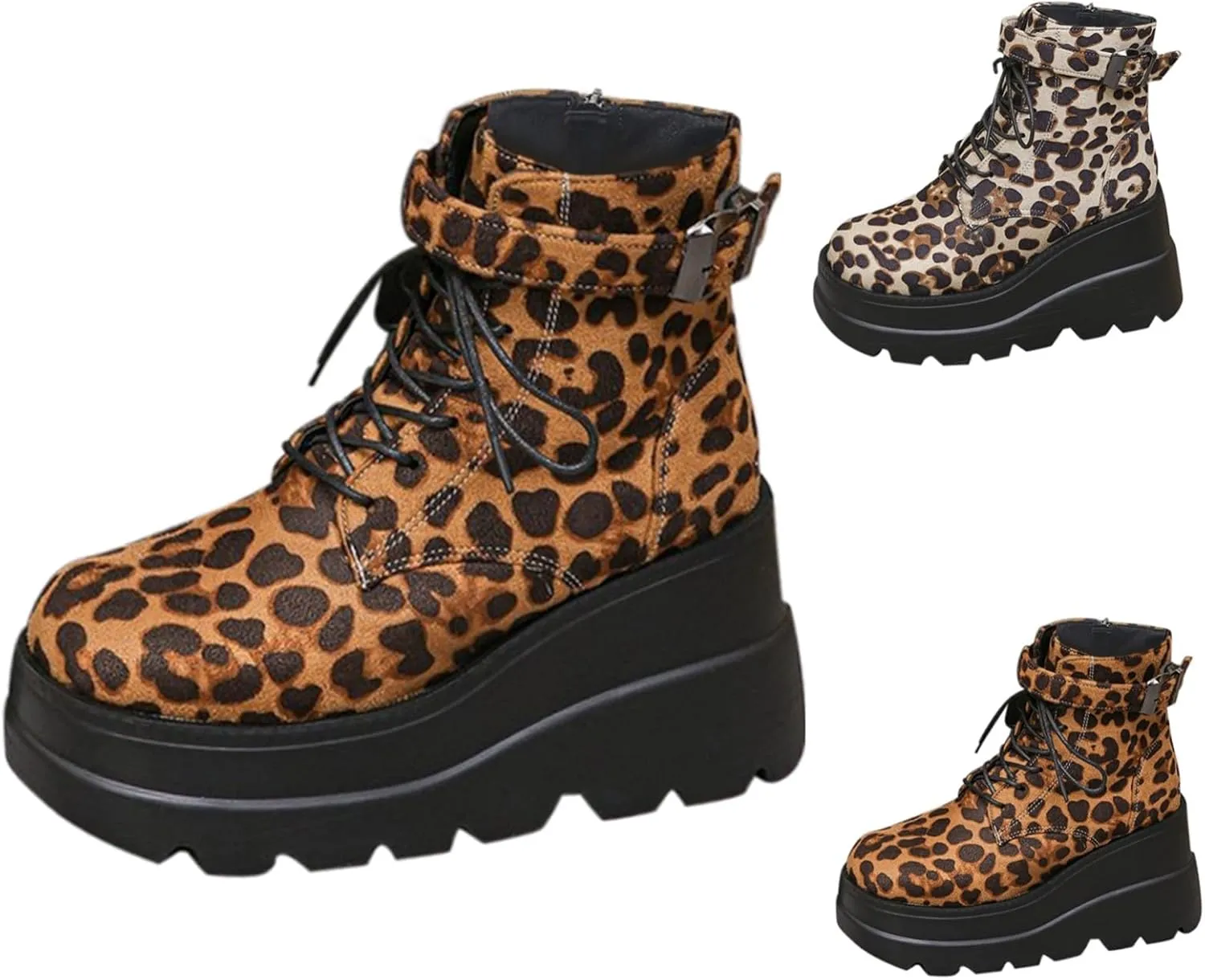 Women's Ankle Boots & Booties Western Ankle Boots for Women High Heel Work Boots Womens Cute Boots Women Black PU Chunky Heel Ankle Boots Womens Black Ankle Bootie