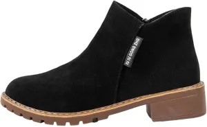 Womens Ankle Boots Low Heel Platform Boots for Women High Ankle Boots for Women Boots for Women with Heel Womens Ankle Boots No Heel Leather Walking Boot for Sprained Ankle Large