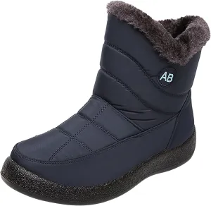 Women's Ankle Snow Boots Waterproof Womens Winter Boots Winter Boots Women Size 8 Black Winter Boots Womens Waterproof Wide Winter Boot for Women Working