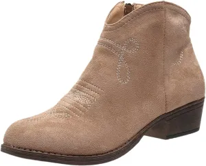 Womens Booties Ankle Booties for Women 2024 with Heel Womans Work Boots Platform Bootie Ankle Boot Soft Sole Fashion Closed Pointed Toe Low Block Heel Zip Up