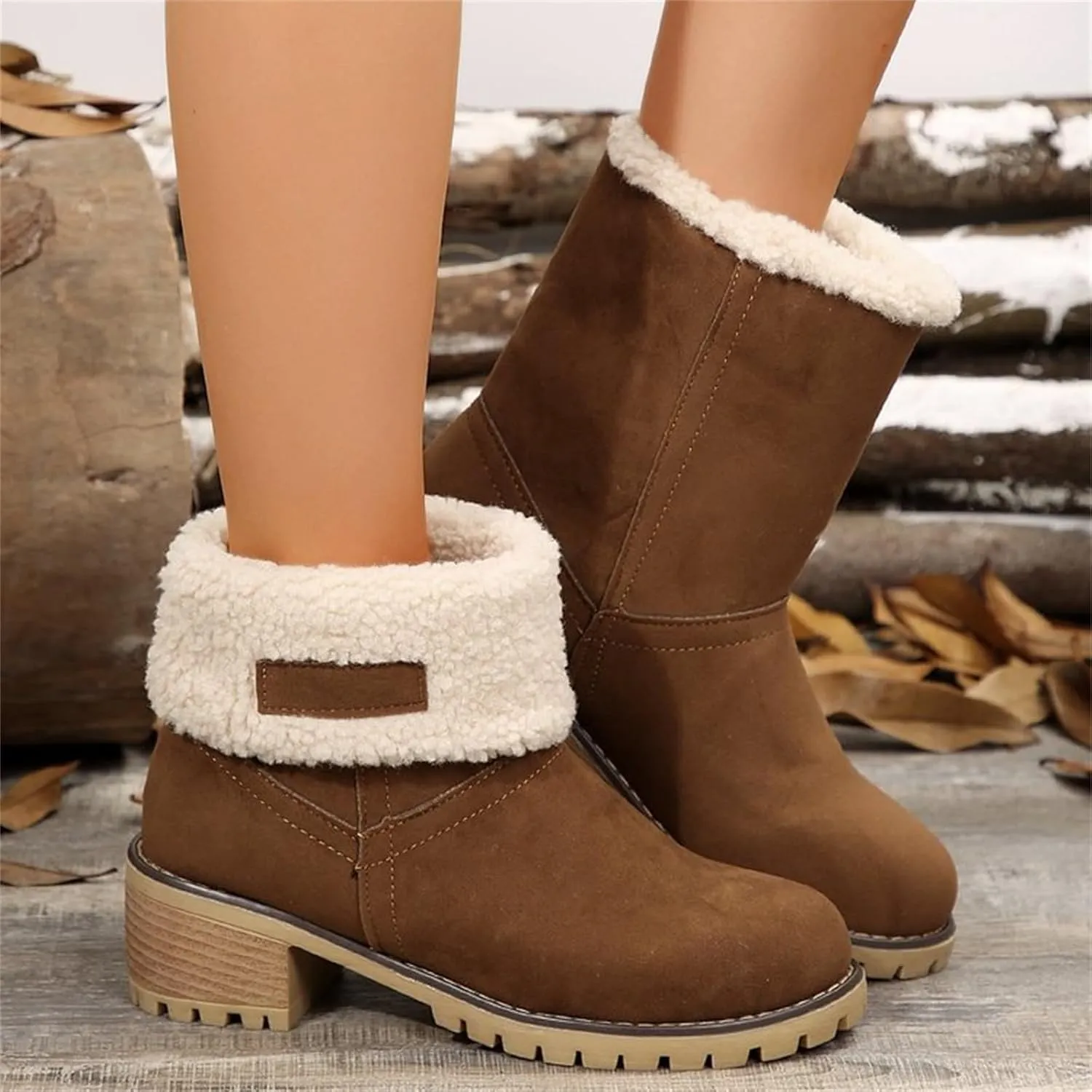Womens Boots Ankle White Ankle Boots Botas Vaqueras Para Mujer Wide Leg Boots Women'S Ankle Boots & Booties 7.5 Wide White Ankle Boots for Women Wide