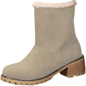 Womens Boots Ankle White Ankle Boots Botas Vaqueras Para Mujer Wide Leg Boots Women'S Ankle Boots & Booties 7.5 Wide White Ankle Boots for Women Wide
