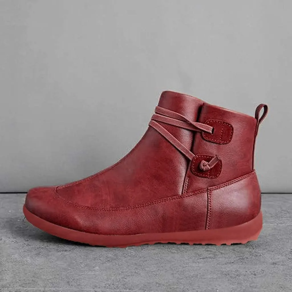 Womens Boots Ankle Woman Ankle Boots Gold Cowboy Boots Women Womens Size 12 Boots Leather Women Cut Out Ankle Slip-On Booties Low Heel Cute Boots Brown Ankle Boots for Women Wide