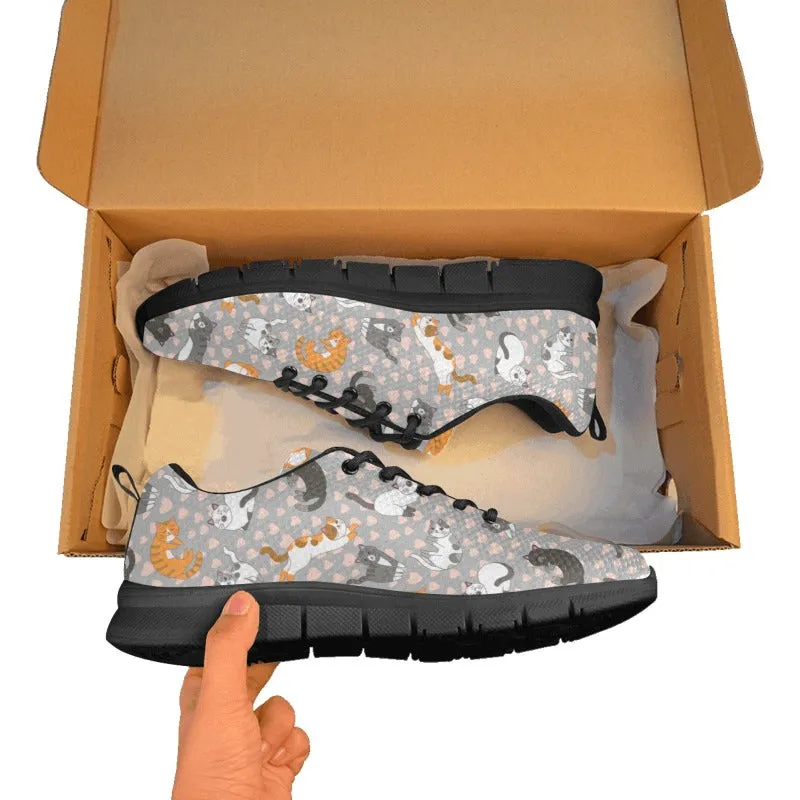 Women's Breathable Cat Lover Sneakers