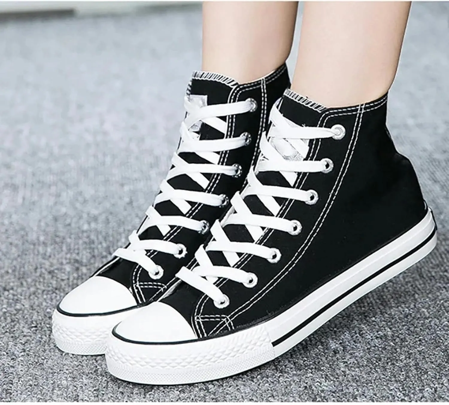 Women's Canvas Shoes High-Top Canvas Sports Casual Shoes for Men and Women