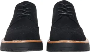 Women's Classic Oxfords Chunky Platform Lace-Up Round Toe Penny Oxfords Shoes Non-Slip Comfort Work Loafers