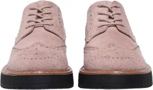 Women's Classic Oxfords Chunky Platform Lace-Up Round Toe Penny Oxfords Shoes Non-Slip Comfort Work Loafers