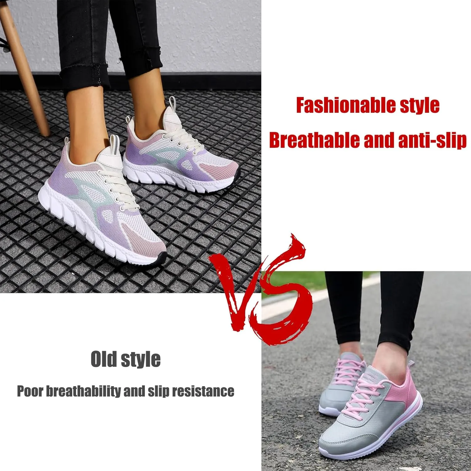 Women's Extra Wide Trail Shoes,Wide Toe Relief Cushion Shoes,Outdoor Hiking Orthopedic Shoes,for Sports Running Fitness Mountain Climbing Rock Climbing