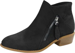Women's Fashion Ankle Boots Casual Ankle Booties Women Comfortable Ankle Boots Outdoor Short Boots Fashionable