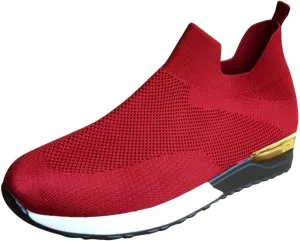 Women's Fashion Sneaker Non Slip Breathable Lightweight Comfortable Lace Up Mens Walking Shoes Wide Width Black Platform Loafers Women Women's Wide Width Sneakers
