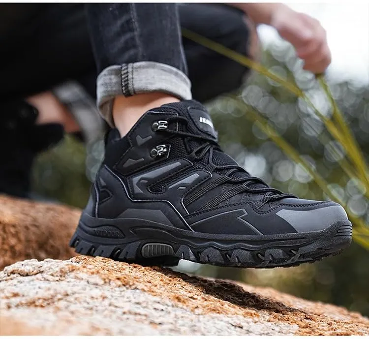 Women's Hiking Shoes, Outdoor Hiking Boots, Breathable Mesh Lining, TPR Outsole, EVA Insole