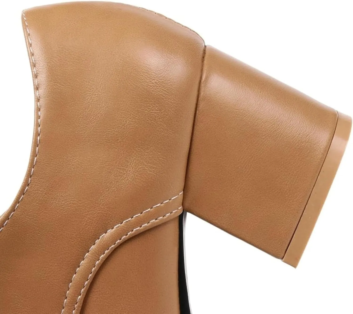 Women's Pointed High-Heeled Lace up Shoes, Block Heel Formal Office Shoes, Comfortable Dress Oxford Shoes