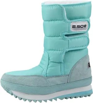 Womens Snow Boots Size 7.5 Wide Women's Snow Boots Winter Waterproof Furry Women's Wide Calf Comfortable Winter Knee High Riding Boots Women's Winter Boots Botas Termicas Para Mujer Frio Y Agua