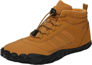 Womens Snow Boots Waterproof Winter Boots Lace Up Anti-slip Fur Lined Booties Winter Casual Slip on Ankle Boots Comfortable Winter Shoes Trekking Hiking Boots