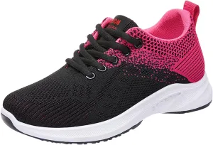 Womens Walking Shoes Lace Up Lightweight Memory Foam Cheer Running Shoes for Women Breathable Dress Casual Shoes Shoes Sneakers Tennis Shoe Cross Trainer Shoe