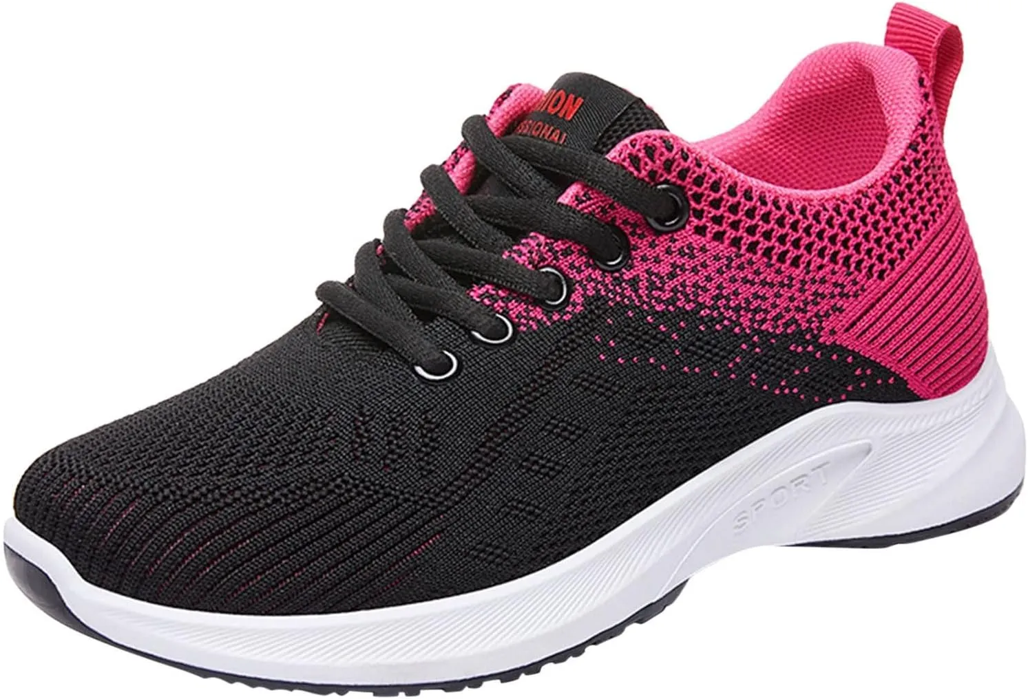 Womens Walking Shoes Lace Up Lightweight Memory Foam Cheer Running Shoes for Women Breathable Dress Casual Shoes Shoes Sneakers Tennis Shoe Cross Trainer Shoe