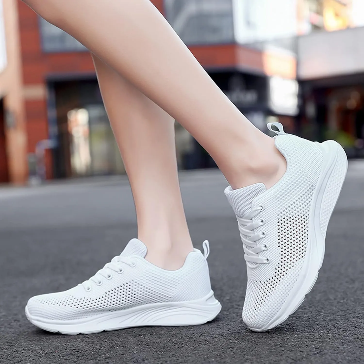 Women's Walking Shoes Lightweight Tennis Fashion Sneakers Lace Up Tennis Shoes Men Jogging Woman Shoes Casual Men Shoes Sneakers Black Tennis Shoe Trainers Shoe