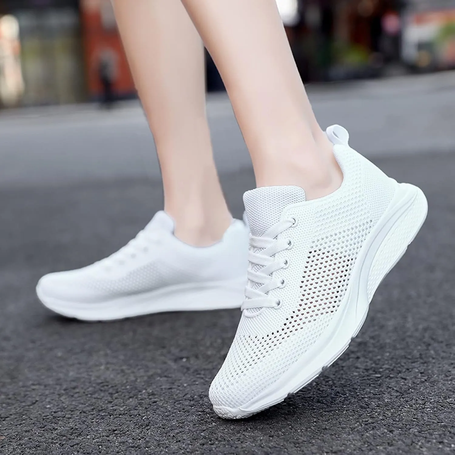 Women's Walking Shoes Lightweight Tennis Fashion Sneakers Lace Up Tennis Shoes Men Jogging Woman Shoes Casual Men Shoes Sneakers Black Tennis Shoe Trainers Shoe