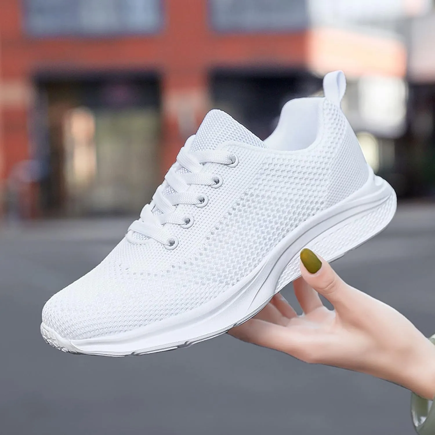 Women's Walking Shoes Lightweight Tennis Fashion Sneakers Lace Up Tennis Shoes Men Jogging Woman Shoes Casual Men Shoes Sneakers Black Tennis Shoe Trainers Shoe