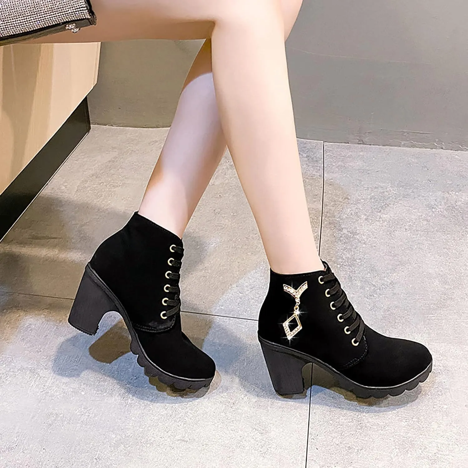 Womens Wide Width Western Booties And Ankle Boots Ankle Booties Womens Dress Boots Ankle Low Heel Shoe Boots for Women Low Heel Women's Navy Blue Ankle Boots