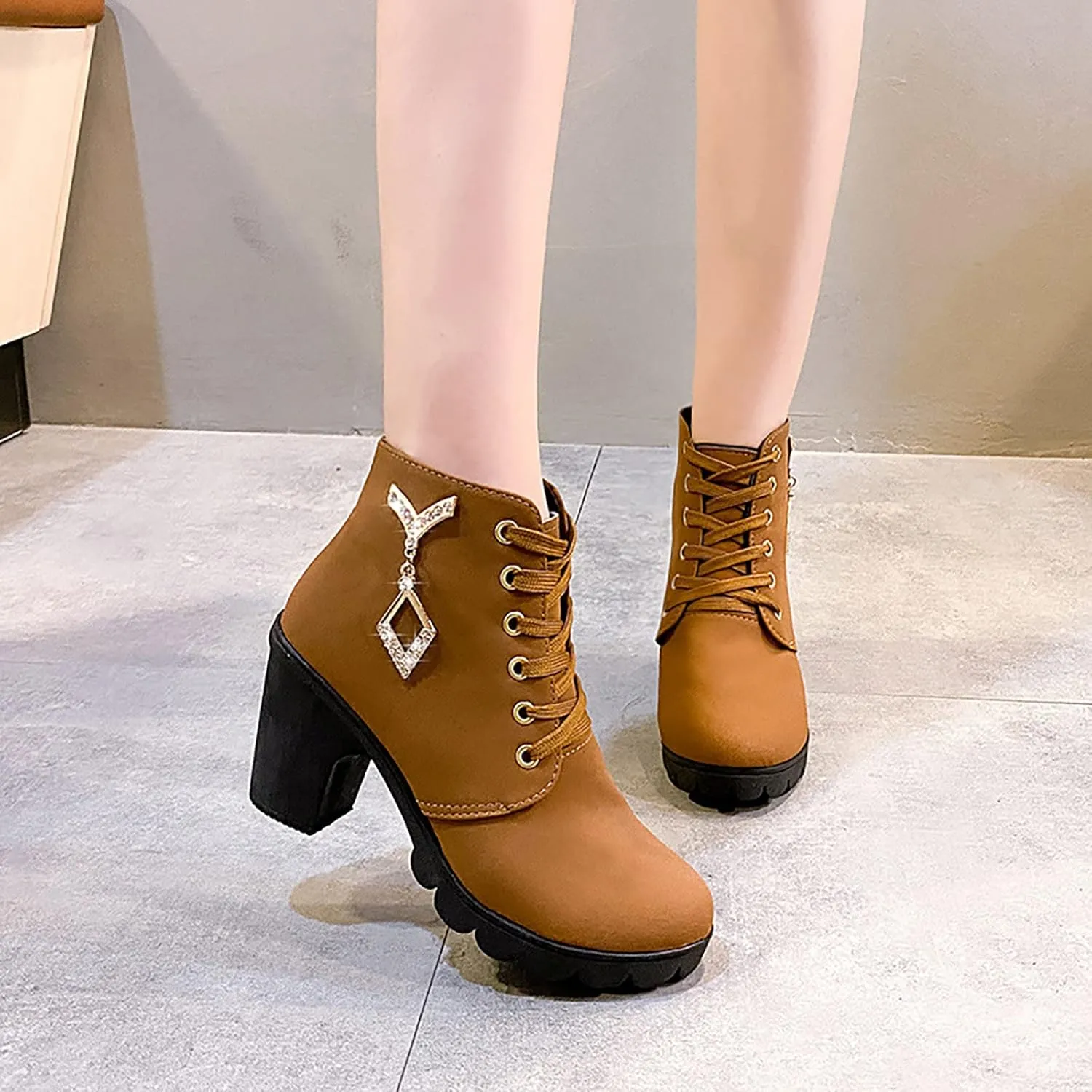 Womens Wide Width Western Booties And Ankle Boots Ankle Booties Womens Dress Boots Ankle Low Heel Shoe Boots for Women Low Heel Women's Navy Blue Ankle Boots