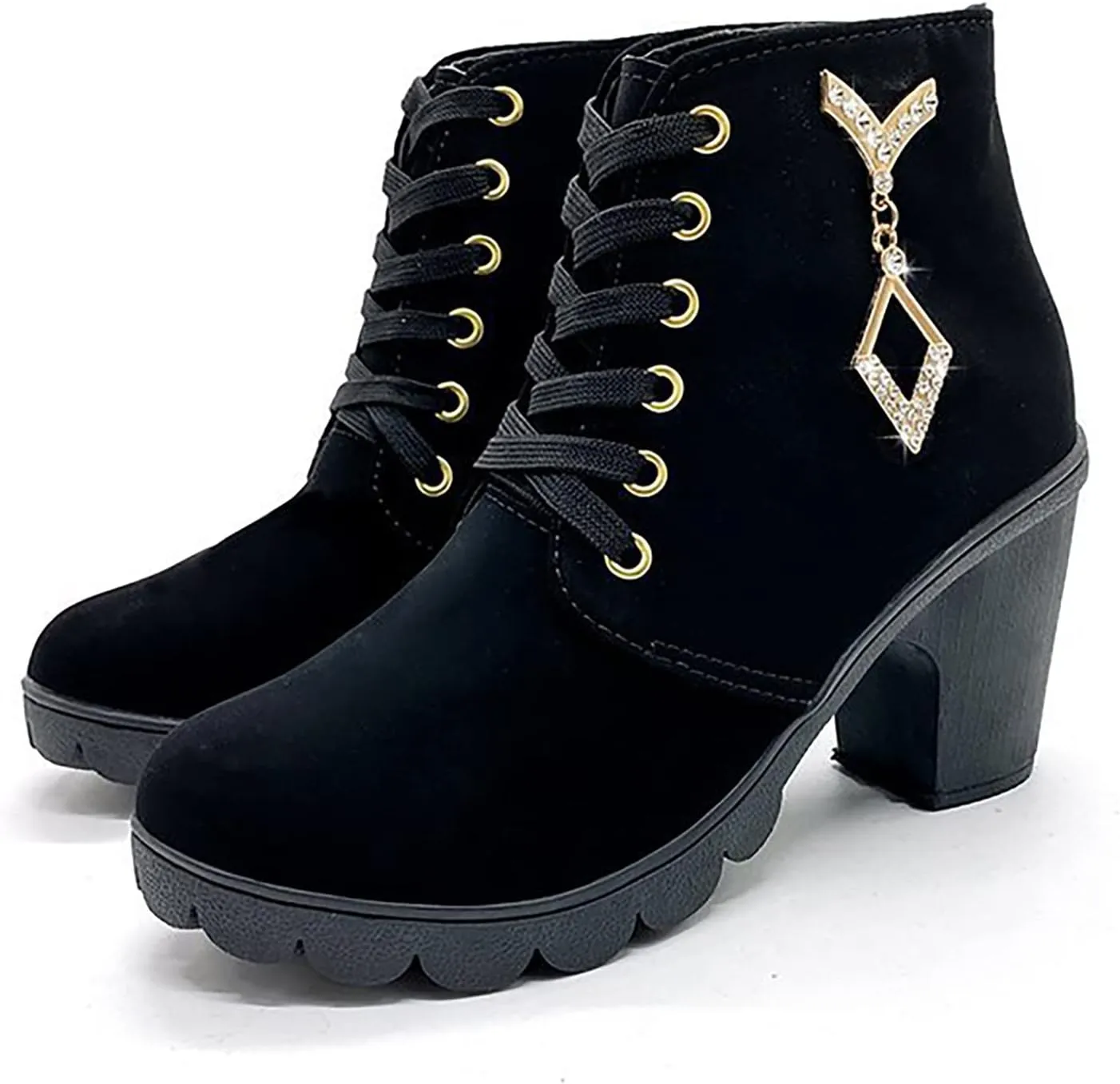 Womens Wide Width Western Booties And Ankle Boots Ankle Booties Womens Dress Boots Ankle Low Heel Shoe Boots for Women Low Heel Women's Navy Blue Ankle Boots