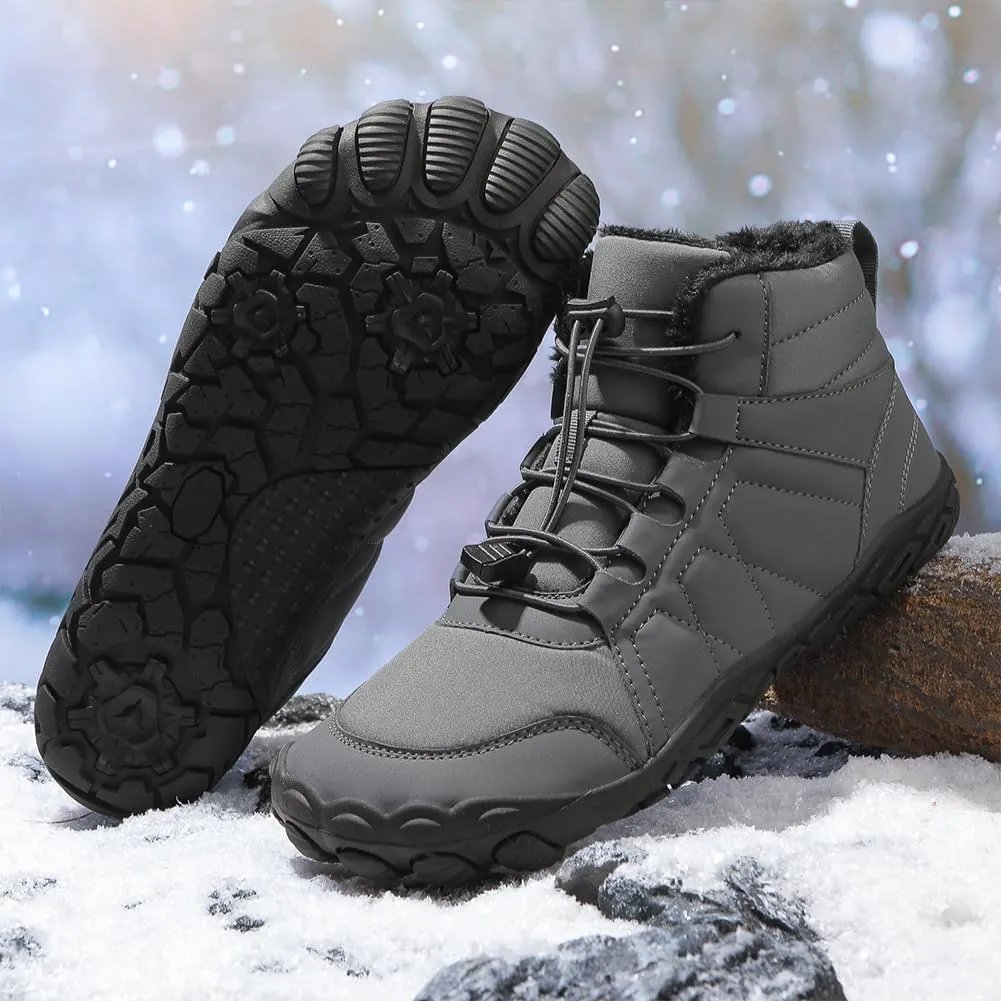 Women's Winter Snow Boots Lightweight Fur Lined Thick Warm Adjustable Slip-On Shoes Waterproof Non-Slip Hiking Boots Rubber Sole Military Work Desert BootsWaterproof Trail Running Barefoot Shoes
