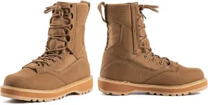 Wygwlg Men's Combat Hiking Boots, Mens Lightweight Durable Lace up Waterproof Breathable Tactical Security Boot, Fashion Desert Combat Army Combat Boots, for Camping Hiking Work Combat