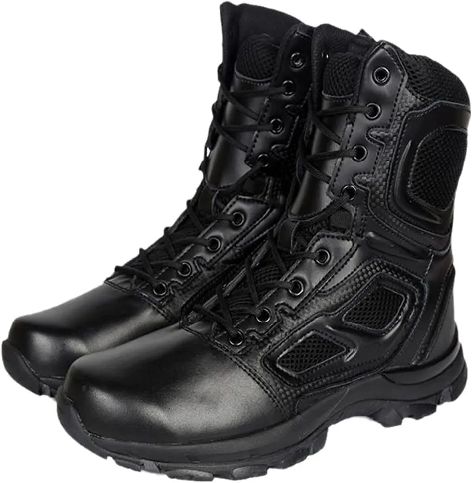 ZINERLIK Hiking Camping Hiking Shoes Men Outdoor Mountaineering Hunting Shoes Waterproof Tactical Boots
